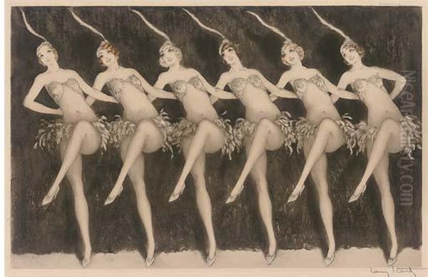 Follies Oil Painting by Louis Icart