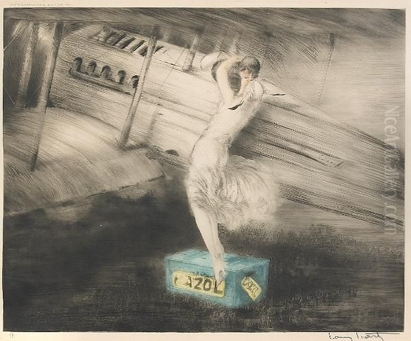 Before The Raid Oil Painting by Louis Icart