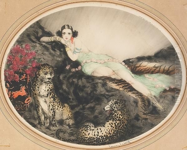 Thais Oil Painting by Louis Icart