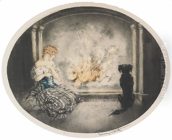 Cinderella Oil Painting by Louis Icart