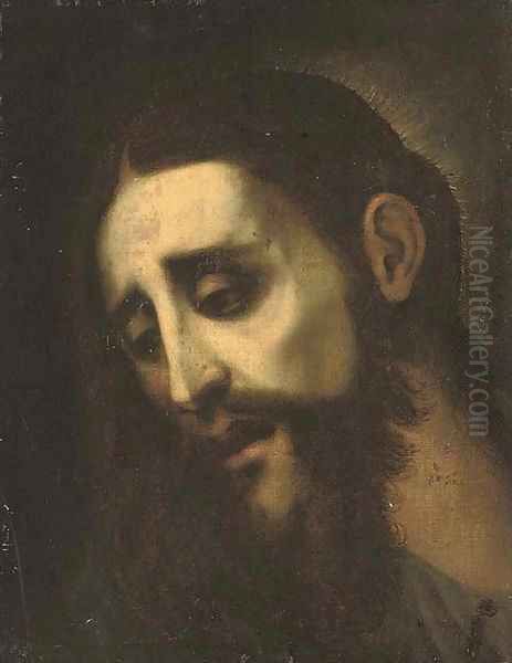 The Head of Christ Oil Painting by Luis de Morales