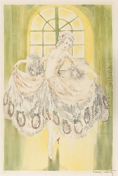 Minuet Oil Painting by Louis Icart