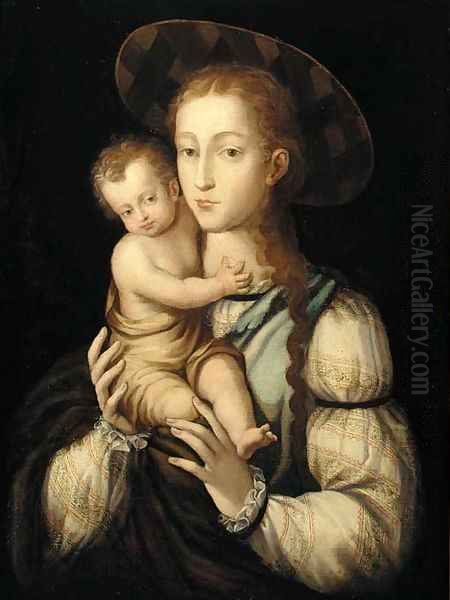 The Madonna and Child Oil Painting by Luis de Morales