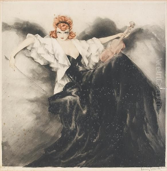 Waltz Echoes Oil Painting by Louis Icart