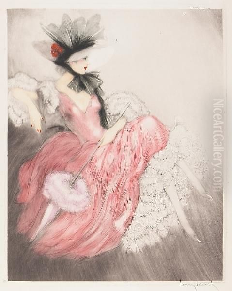 Frou Frou Oil Painting by Louis Icart