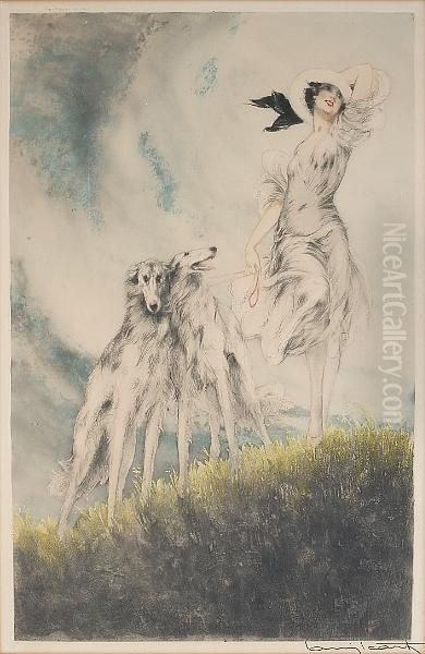 Joy Of Life Oil Painting by Louis Icart