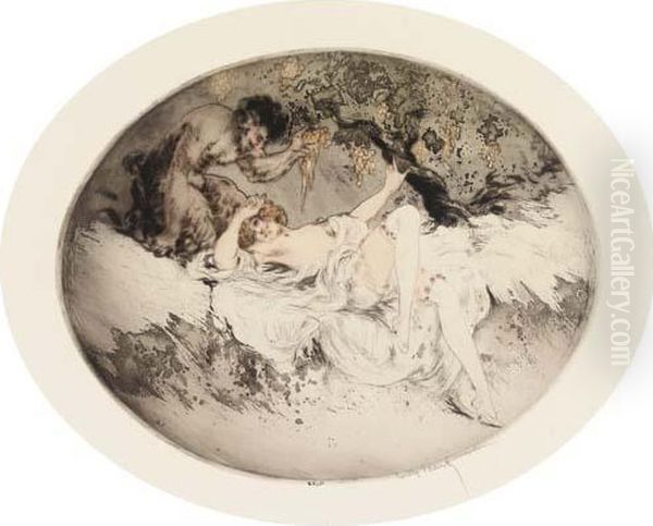 Afternoon Of The Faun by Louis Icart