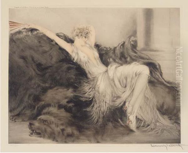 Paresse Oil Painting by Louis Icart