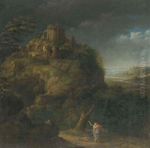 The Tempel of Vesta Oil Painting by Pieter Meulener