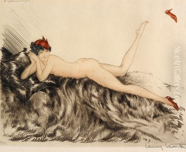 Hoopla Oil Painting by Louis Icart