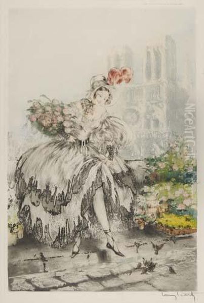 Musetta Oil Painting by Louis Icart