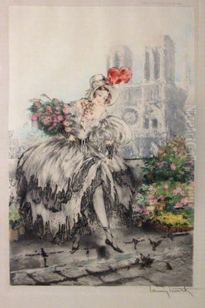 Musetta Oil Painting by Louis Icart