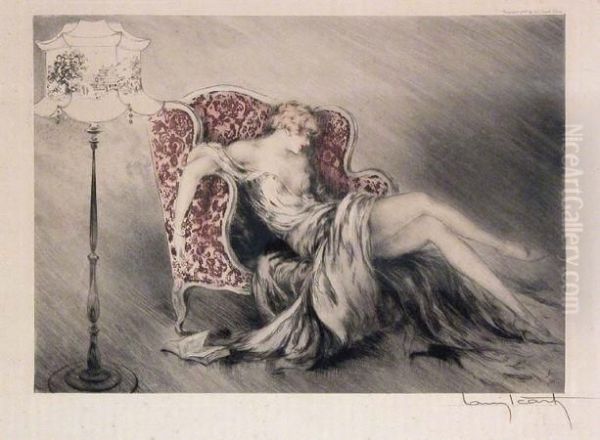 Meditation (h./c./i. 333) by Louis Icart