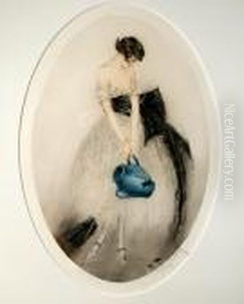 Broken Jug by Louis Icart