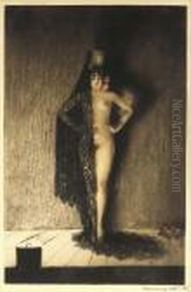 Conchita Oil Painting by Louis Icart