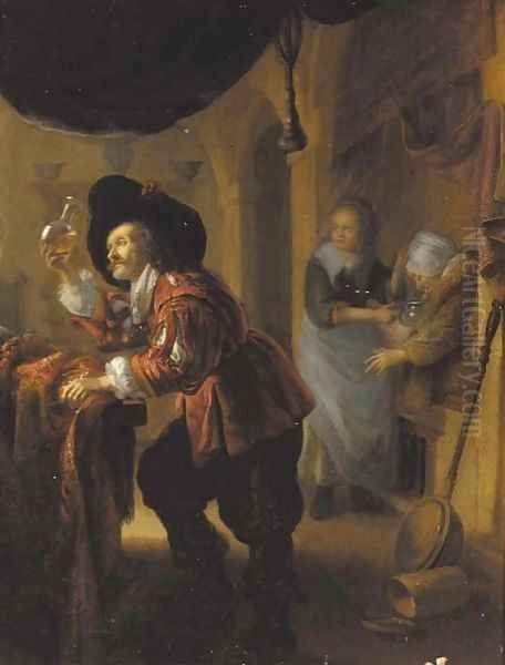 The doctor's visit Oil Painting by Frans van Mieris