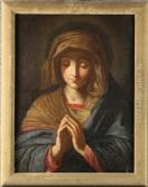 Madonna Orante Oil Painting by Giovanni Battista Salvi