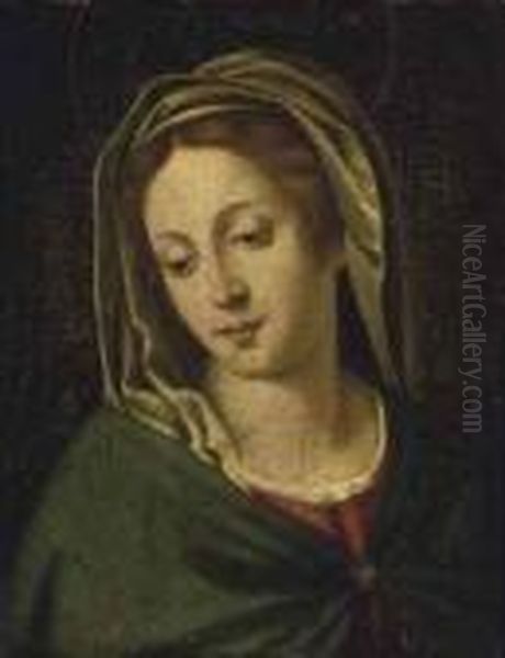 The Madonna Oil Painting by Giovanni Battista Salvi