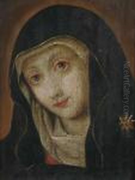 Madonna. Oil Painting by Giovanni Battista Salvi