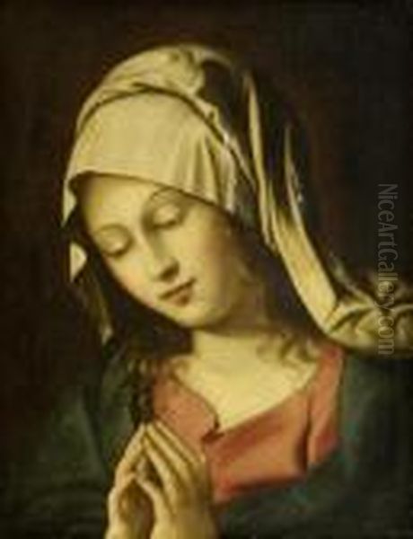 Marypraying. Oil Painting by Giovanni Battista Salvi