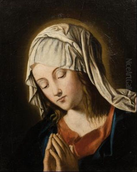 Virgen En Oracion Oil Painting by Giovanni Battista Salvi