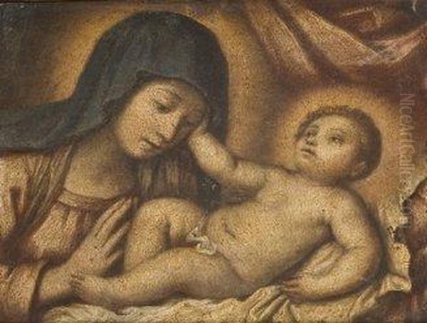 Vierge A L'enfant Oil Painting by Giovanni Battista Salvi