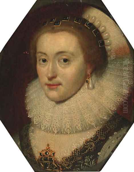 Portrait of a lady Oil Painting by Michiel Jansz. van Mierevelt