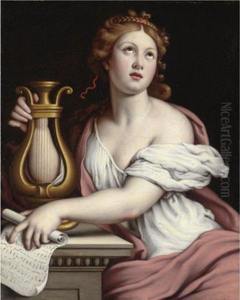 Santa Cecilia Oil Painting by Giovanni Battista Salvi