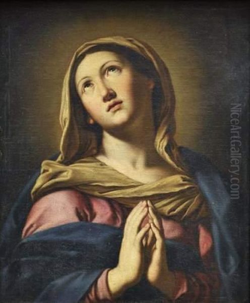 La Vierge En Priere Oil Painting by Giovanni Battista Salvi