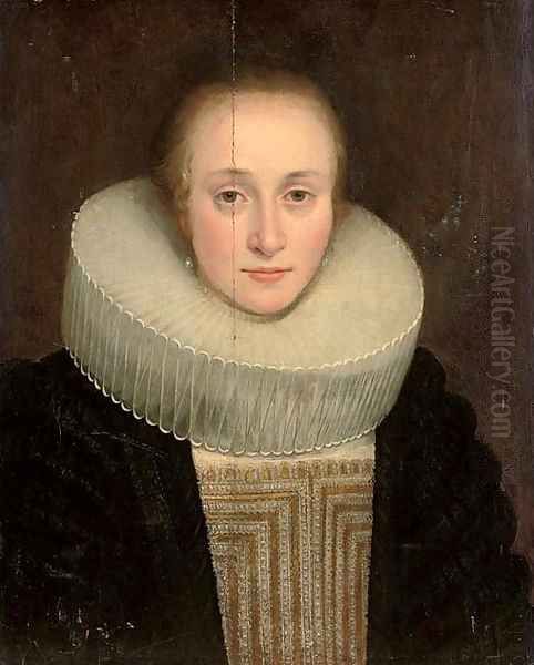 Portrait of a lady 2 Oil Painting by Michiel Jansz. van Mierevelt