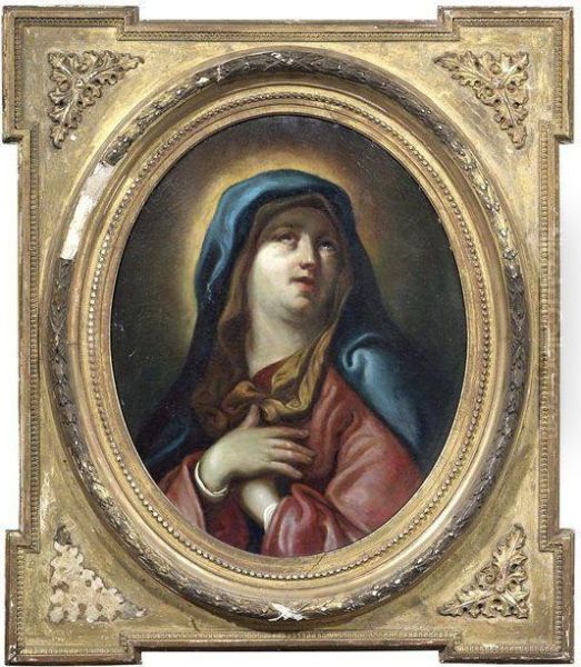 Madonna Im Gebet Oil Painting by Giovanni Battista Salvi