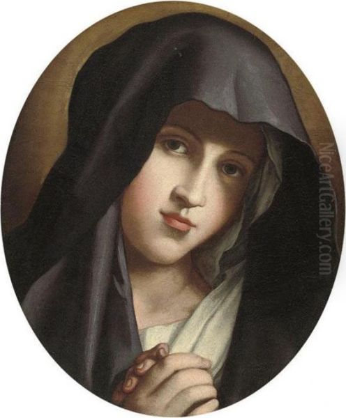 The Mater Dolorosa Oil Painting by Giovanni Battista Salvi