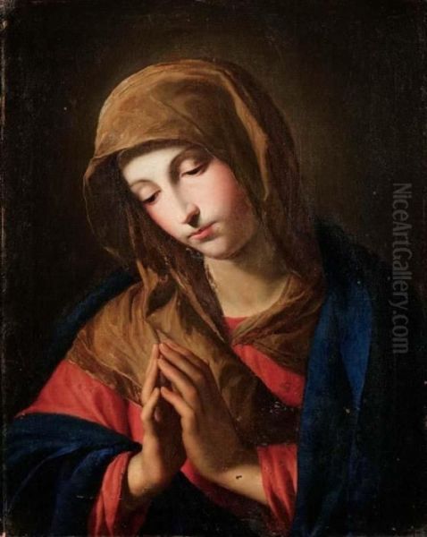 Madonna Orante Oil Painting by Giovanni Battista Salvi