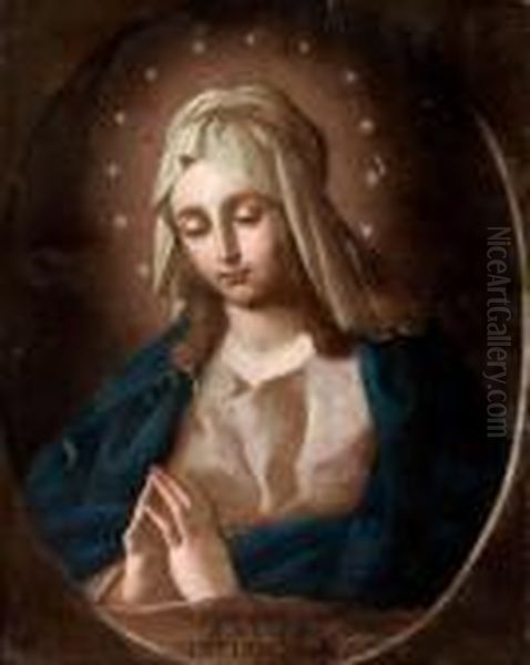 Madonna Oil Painting by Giovanni Battista Salvi