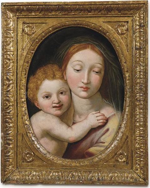 Madonna Col Bambino Oil Painting by Giovanni Battista Salvi