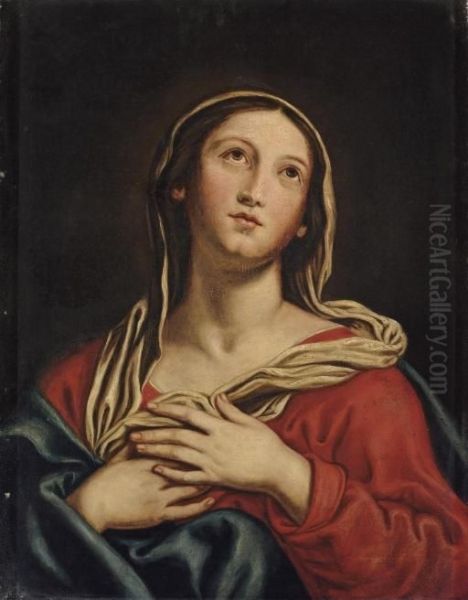 Mater Dolorosa Oil Painting by Giovanni Battista Salvi