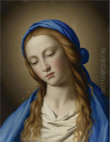 Madonna Oil Painting by Giovanni Battista Salvi