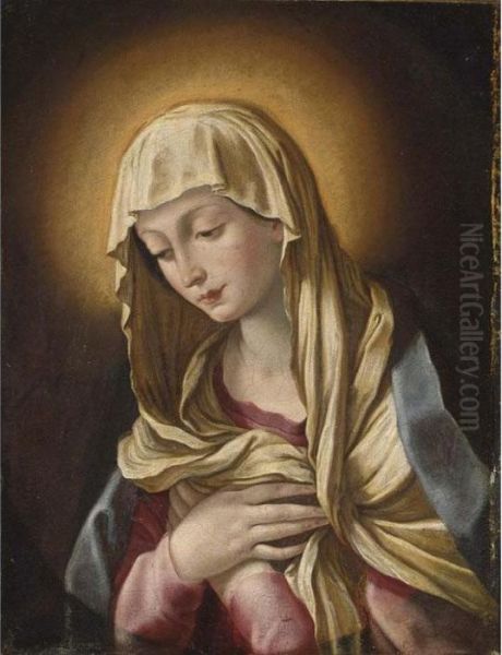 Madonna Praying Oil Painting by Giovanni Battista Salvi