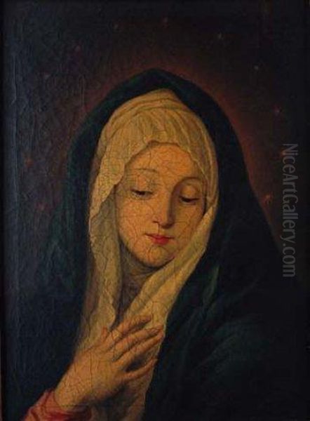 Virgen Oil Painting by Giovanni Battista Salvi