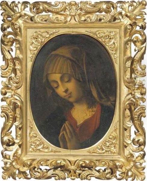 Vergine Orante Oil Painting by Giovanni Battista Salvi