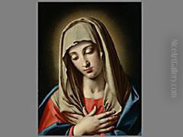 Madonna Oil Painting by Giovanni Battista Salvi