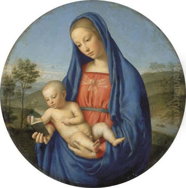 The Madonna And Child Oil Painting by Giovanni Battista Salvi