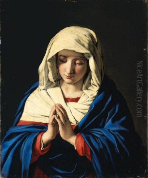 Madonna Oil Painting by Giovanni Battista Salvi