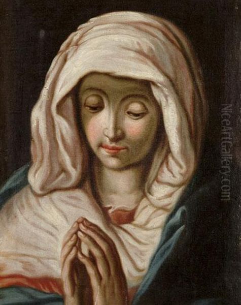 Maria Oil Painting by Giovanni Battista Salvi