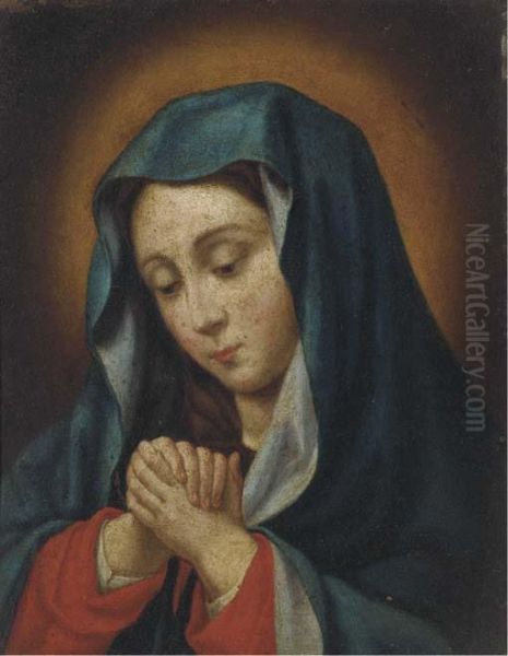 The Virgin At Prayer by Giovanni Battista Salvi