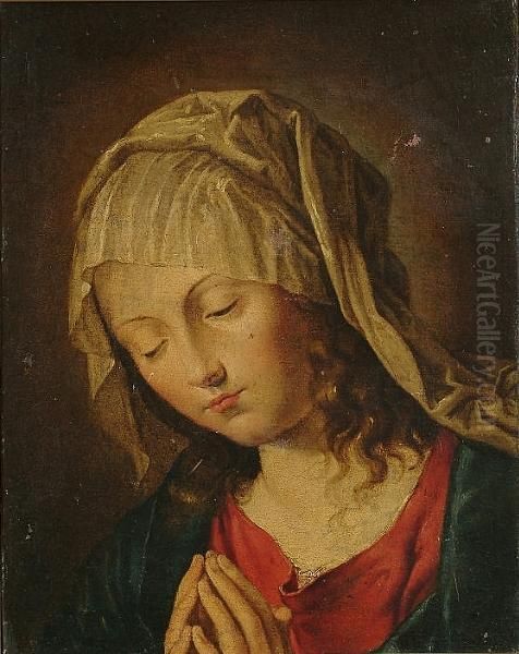 The Madonna Oil Painting by Giovanni Battista Salvi