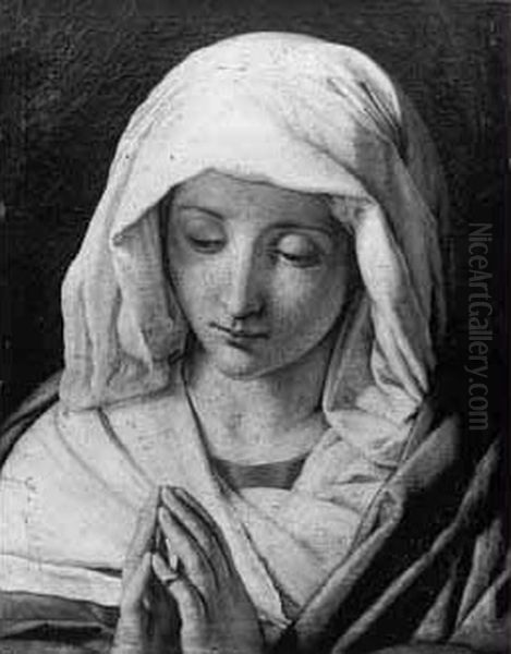 Vierge En Priere Oil Painting by Giovanni Battista Salvi