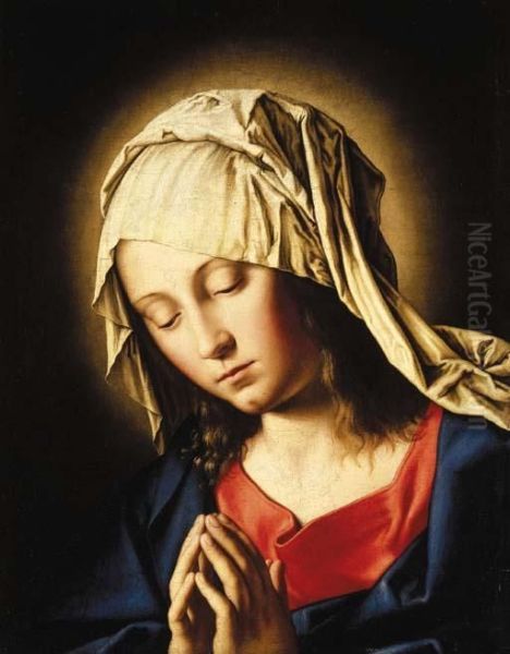 The Virgin In Prayer Oil Painting by Giovanni Battista Salvi