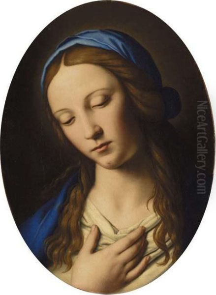 The Madonna Oil Painting by Giovanni Battista Salvi