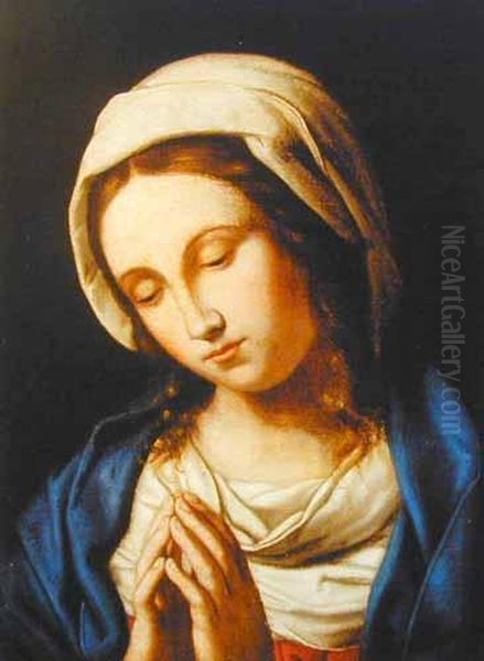 Madonna Oil Painting by Giovanni Battista Salvi